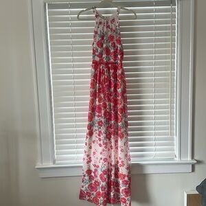 Eliza J floral maxi dress size 4
